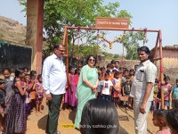 Game donated to school childrens at Takechiwadi